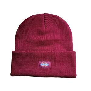 Dickies Brick Red Cuffed Knitted Beanie